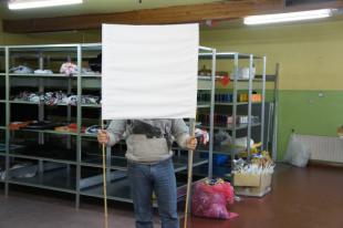 Plain banderi 75x75 B1