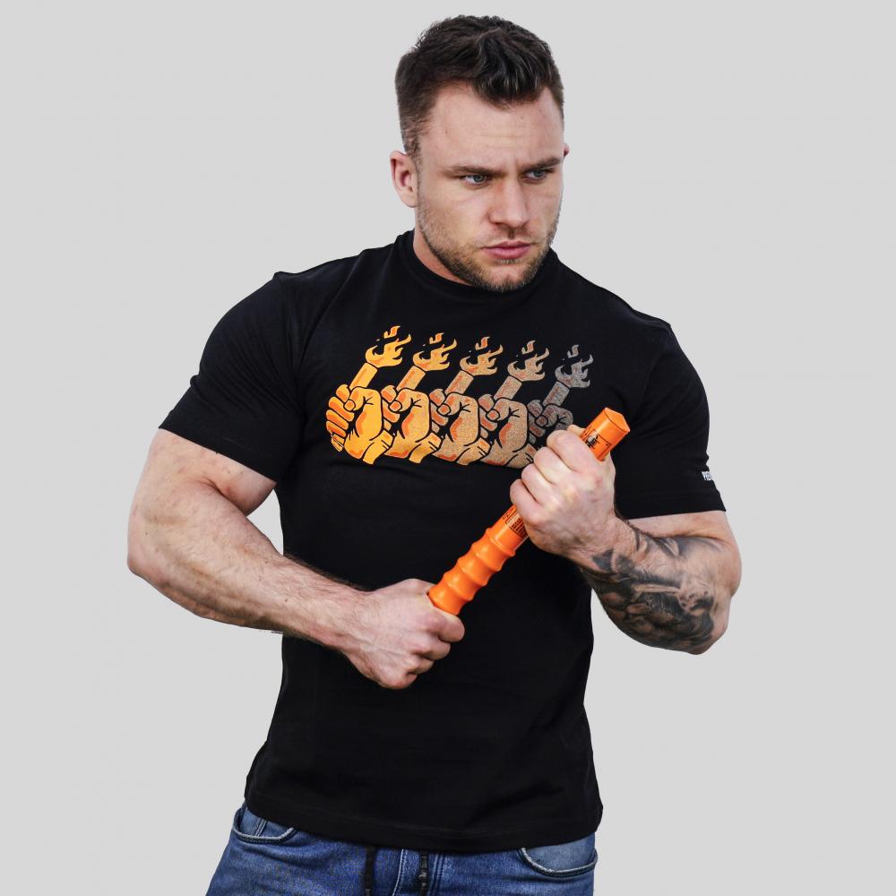 USW006 Flares Movement BLACK t-SHIRT