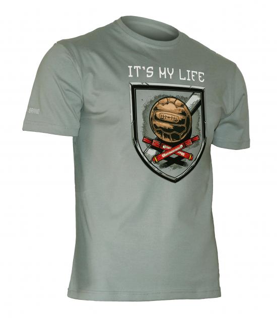 USW026D IT`s my life KHAKIT-SHIRT DTG