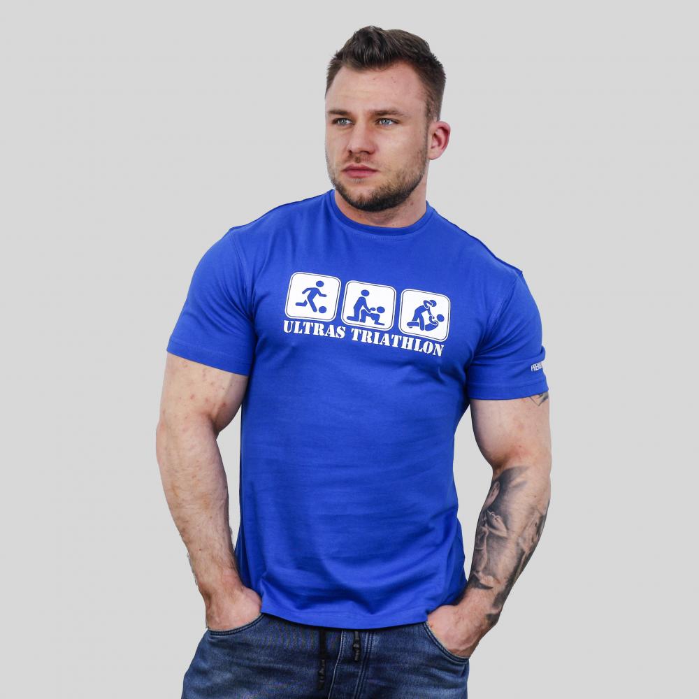 USW037 Triathlon BLUE T-SHIRT