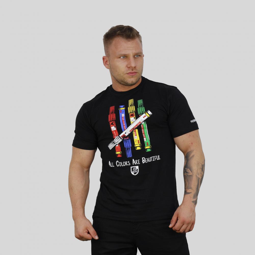 USW054A All color are beatiful black t-shirt