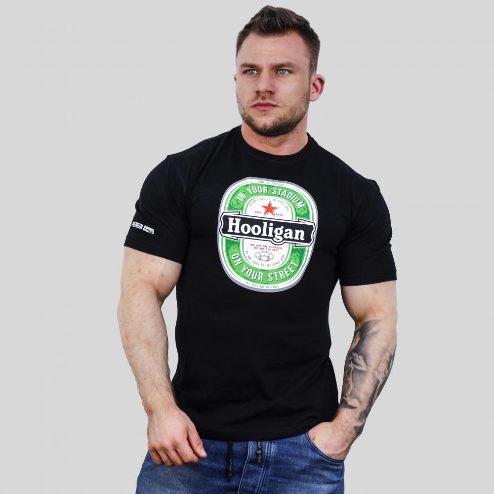 USW094 Hooligan black t-shirt