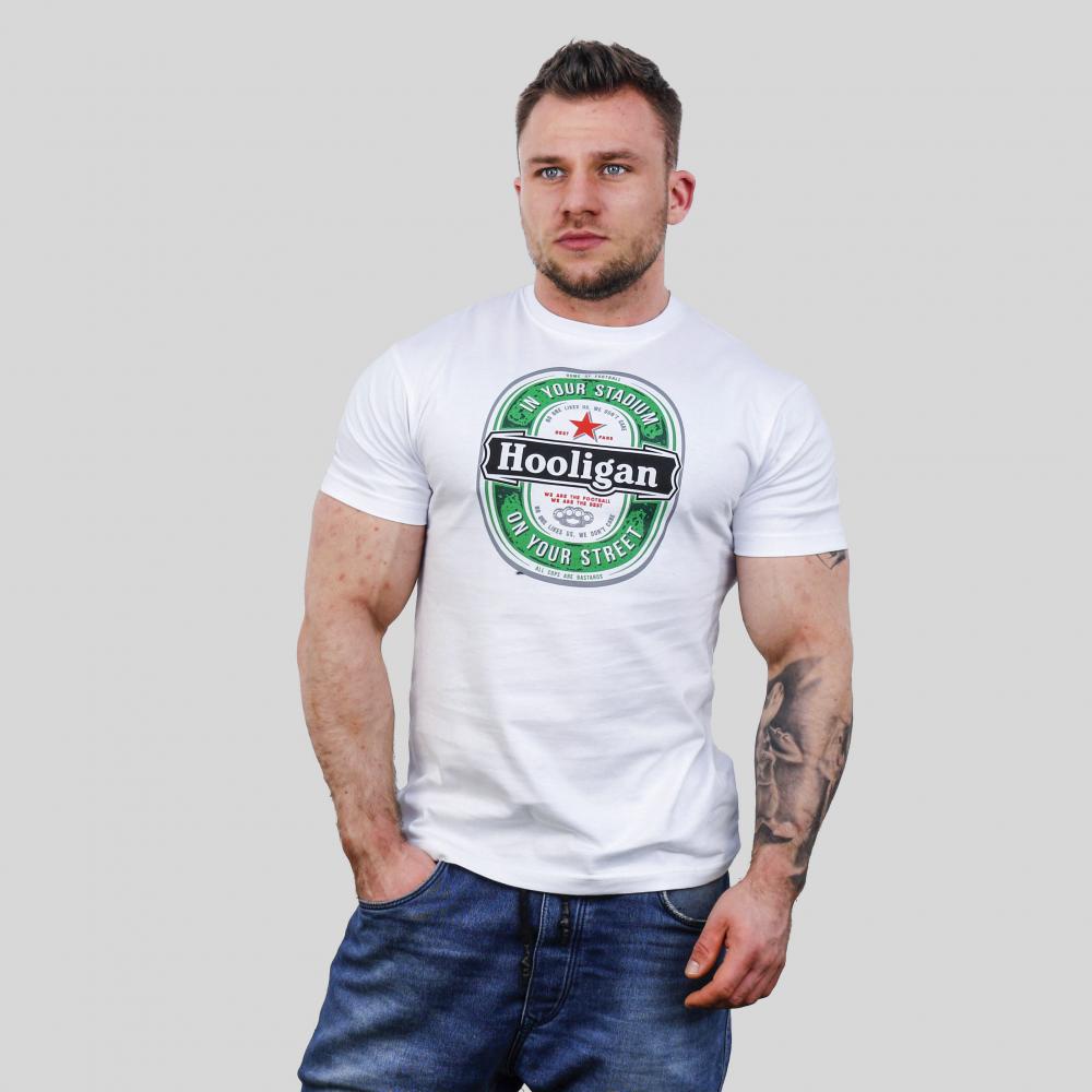 USW095 Hooligan white t-shirt