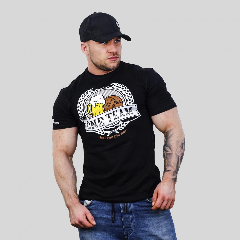 USW097 One team black TSHIRT