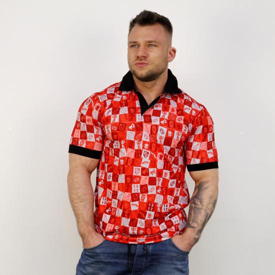 USW112 Symbols polo RED