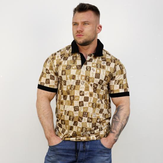 USW113 Symbols polo SAND