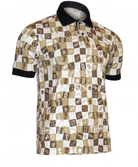 USW113 Symbols polo SAND