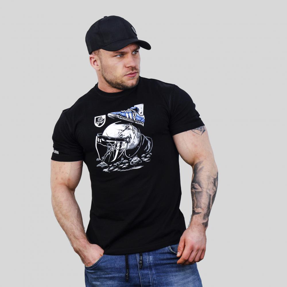 USW038 Shoe and helmet BLACK T-SHIRT