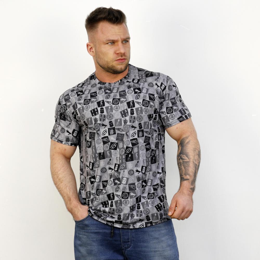 USWP083 Symbols polycotton