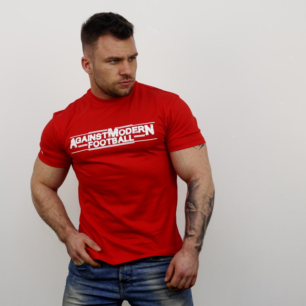 USW084R Against Modern Football red