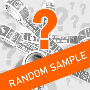 Adhesive tape sample