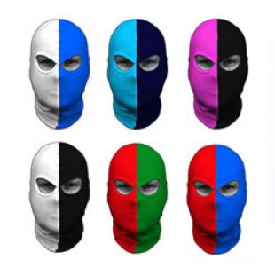 Sewn vertical balaclava