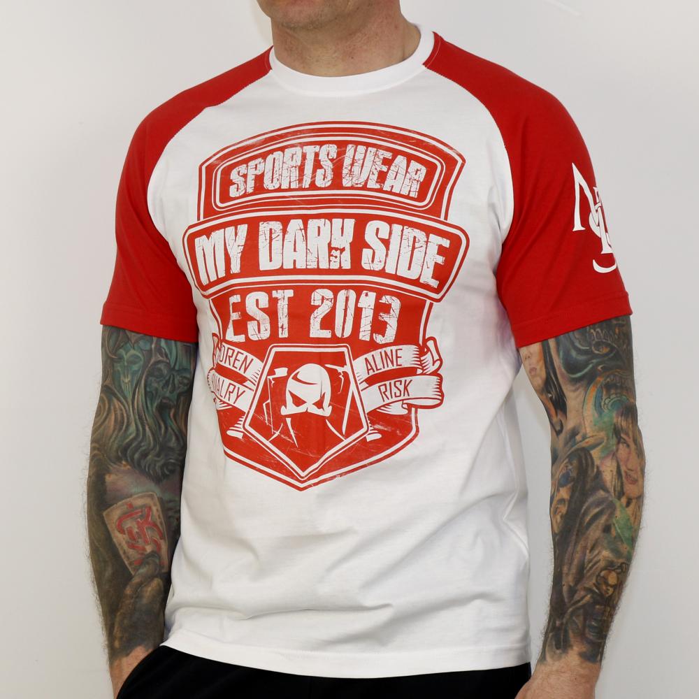 MDS007 TSHIRT MIX RED WHITE