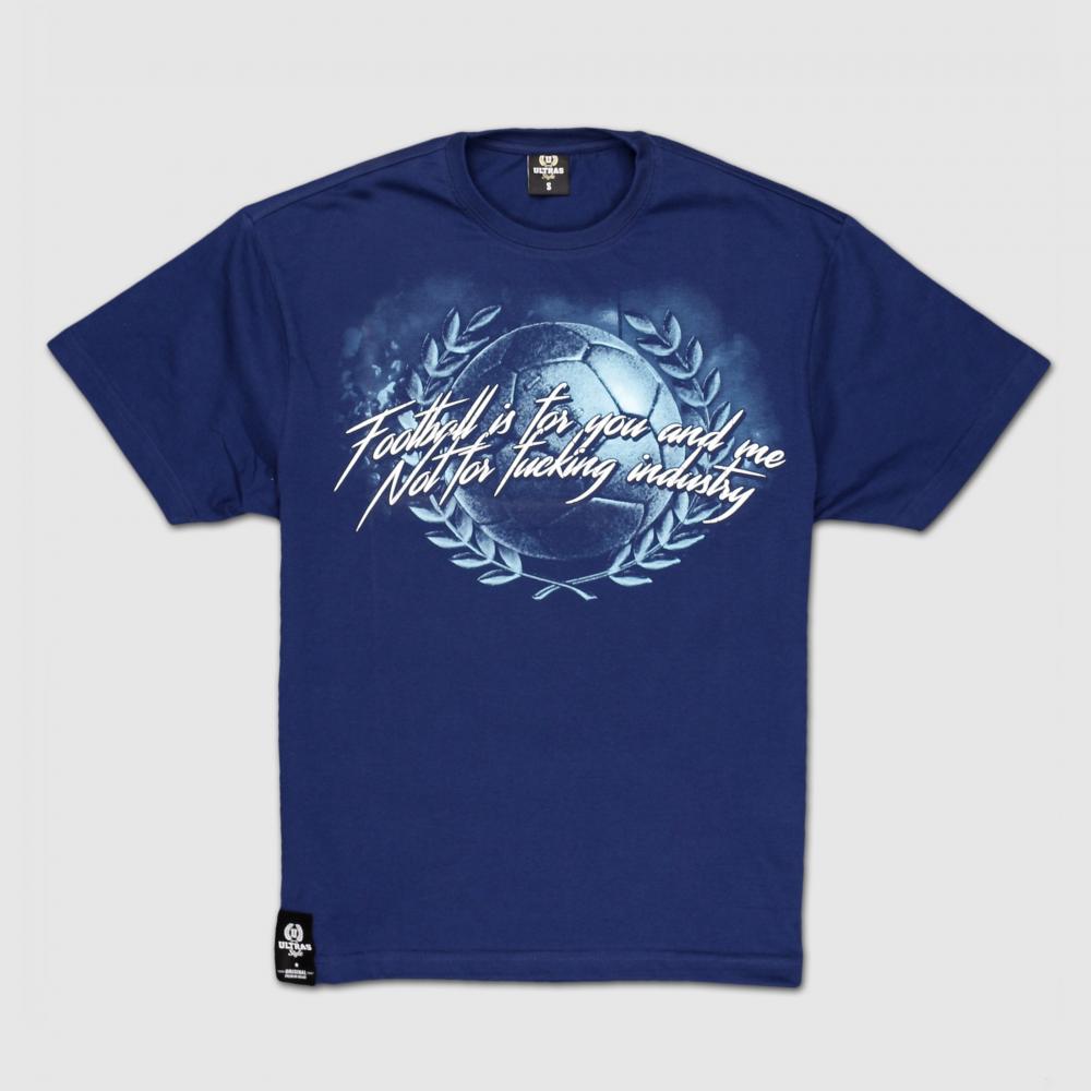 US football-blue T-SHIRT