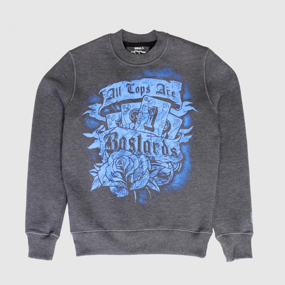 US a c a b grey blue SWEATSHIRT