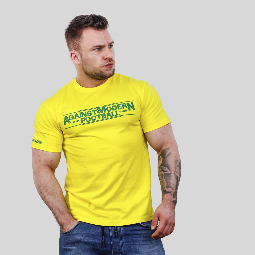 USW084YG Against Modern Football yellow-green