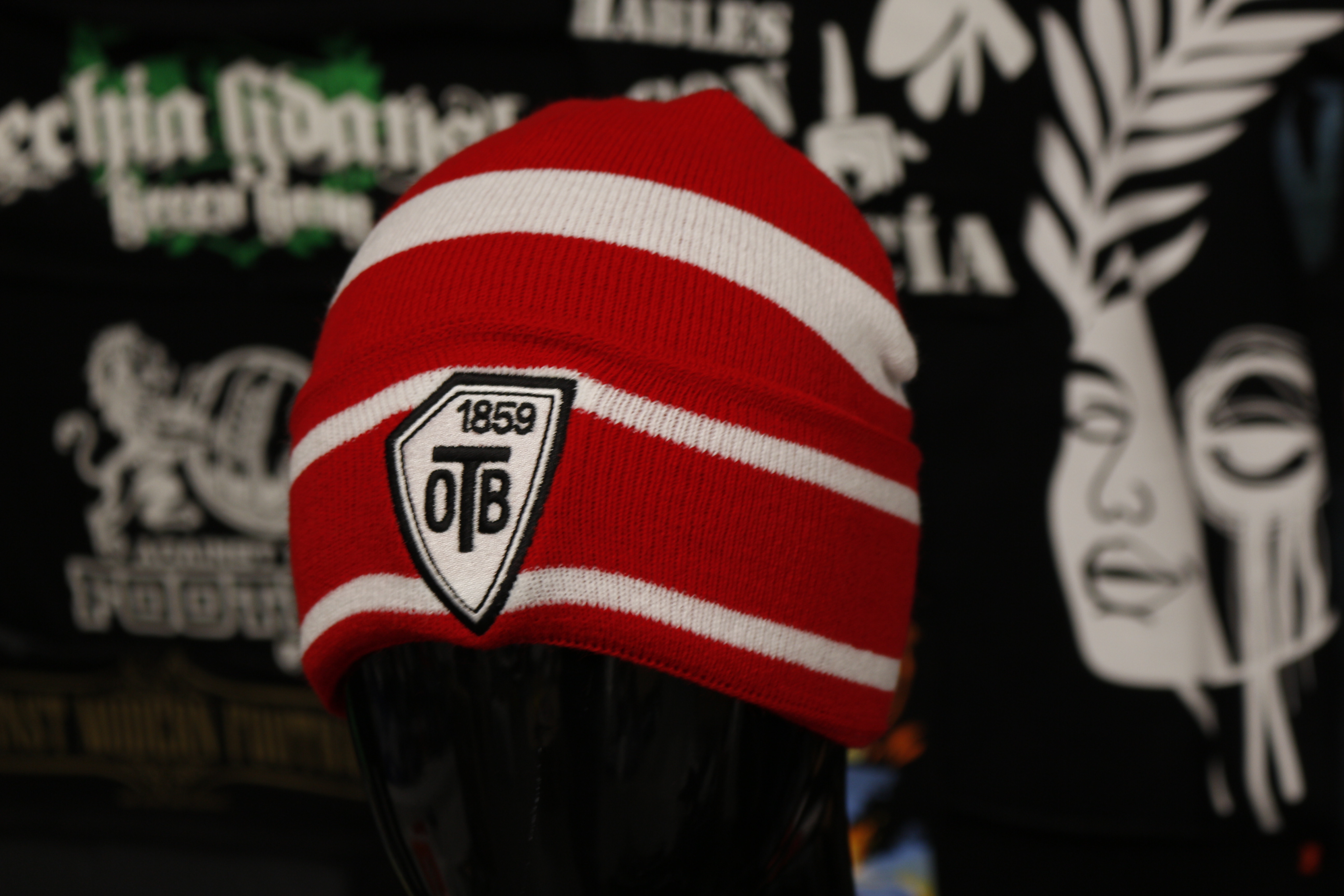 football Designed winter hat print