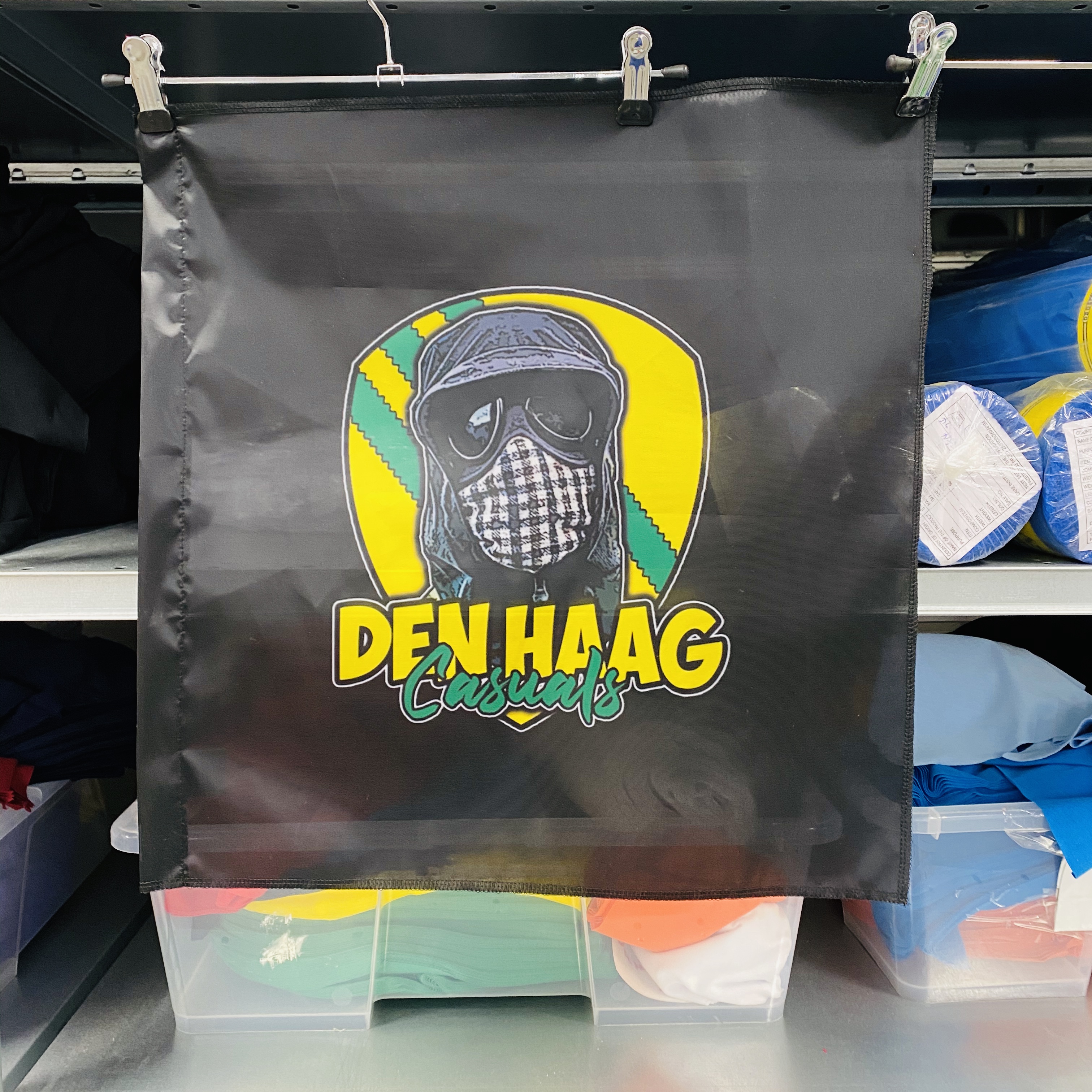 make your own Printed stick flag