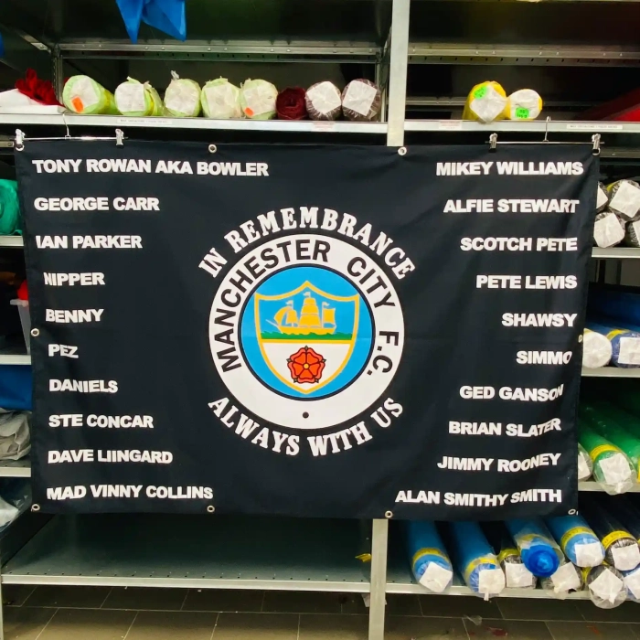 personalised Printed fence flag