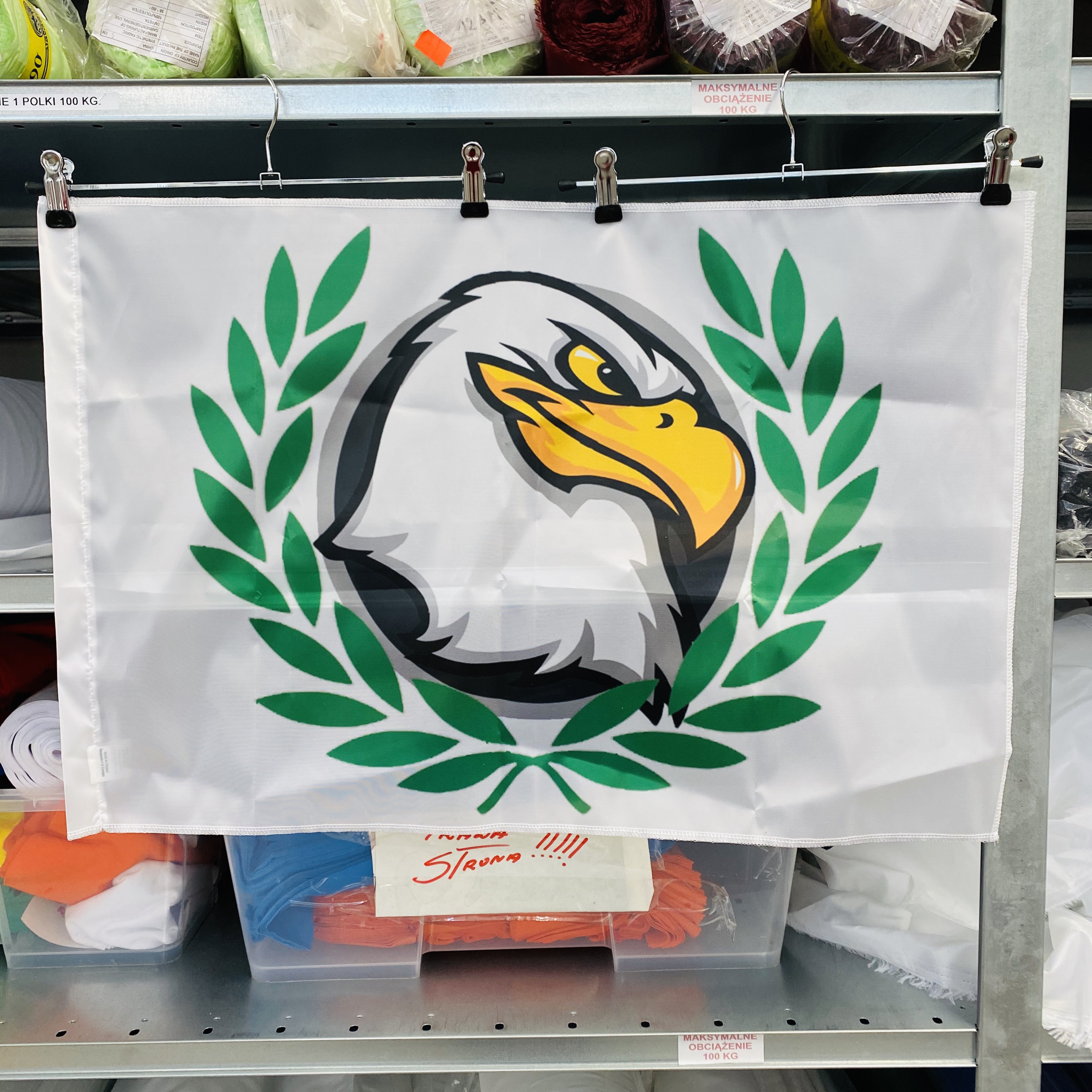 personalised Printed stick flag