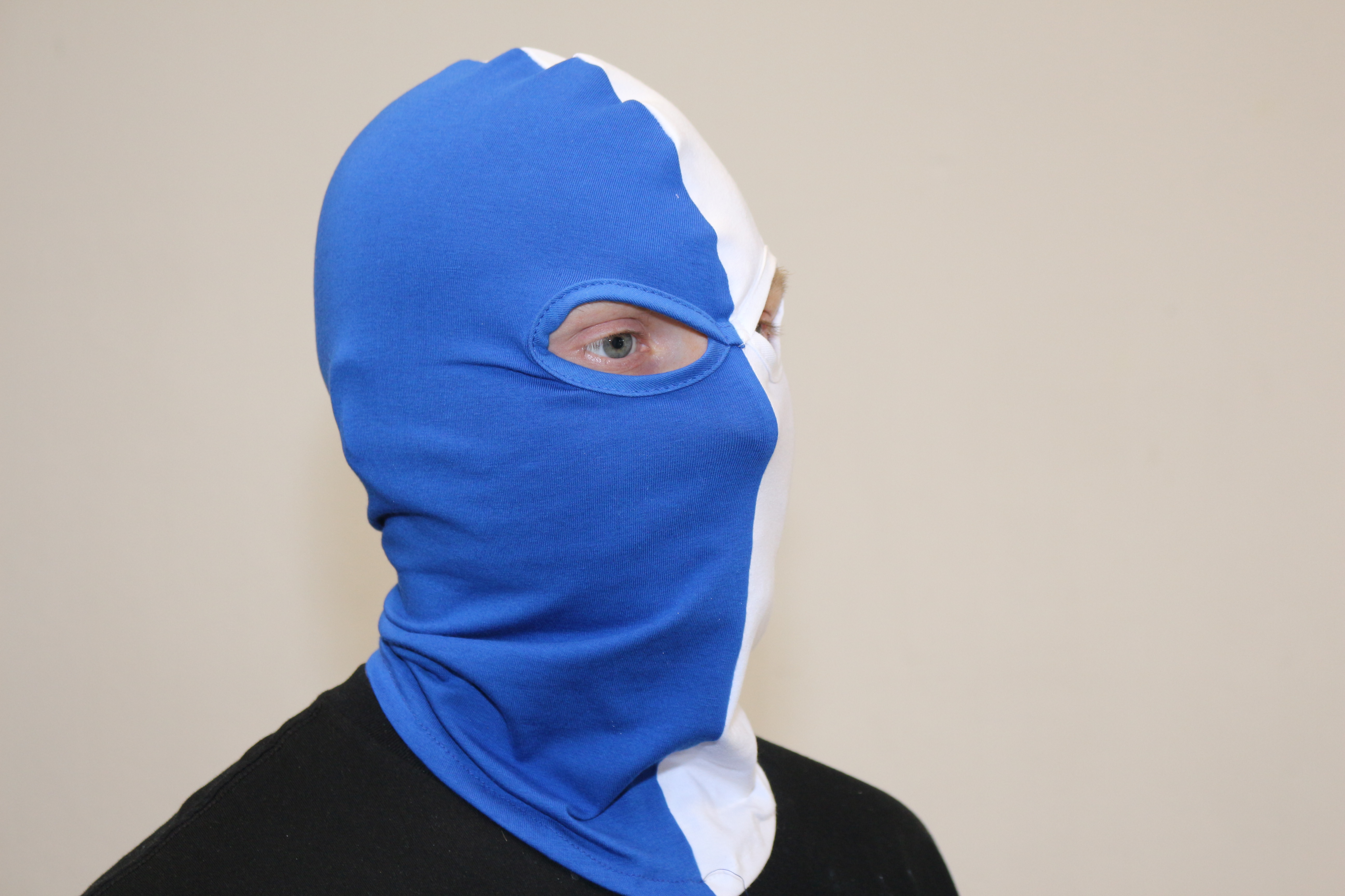 personalised Sewn vertical balaclava